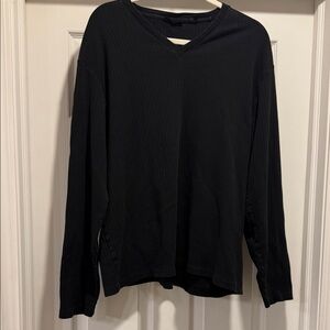 DKNY Black Cotton Long Sleeve shirt